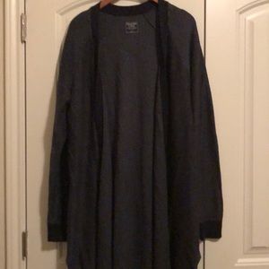 Abercrombie & Fitch Duster Cardigan. Grey. L.